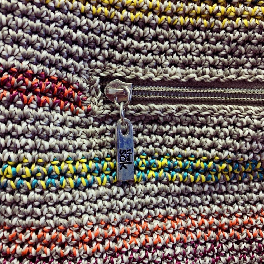 The Sak Belle Crochet Striped Tote - Picture 10 of 10